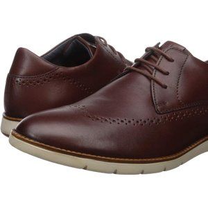 NWOB $250 Josef Seibel Tyler 33 Derby Oxfords Dress Brown Leather  EU 45= US 12